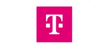 Logo de T-Mobile - letra 'T' mayúscula en blanco en negrita centrada sobre un fondo cuadrado redondeado en magenta-rosa vivo, que representa a T-Mobile como socio de telecomunicaciones de TrueSignal